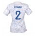 Cheap France Benjamin Pavard #2 Away Football Shirt Women World Cup 2022 Short Sleeve